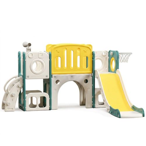 MOCUTEEN 8-in-1 Toddler Climber and Slide Playset