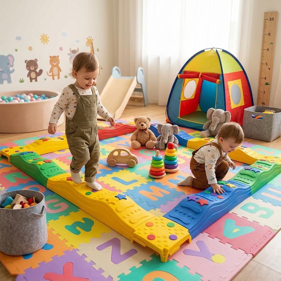 Balance beam activities for toddlers