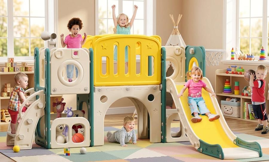 8-in-1 Climber with Steel Frame